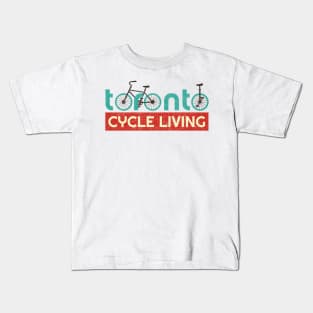 Toronto Cycle Life  (vintage look) Kids T-Shirt